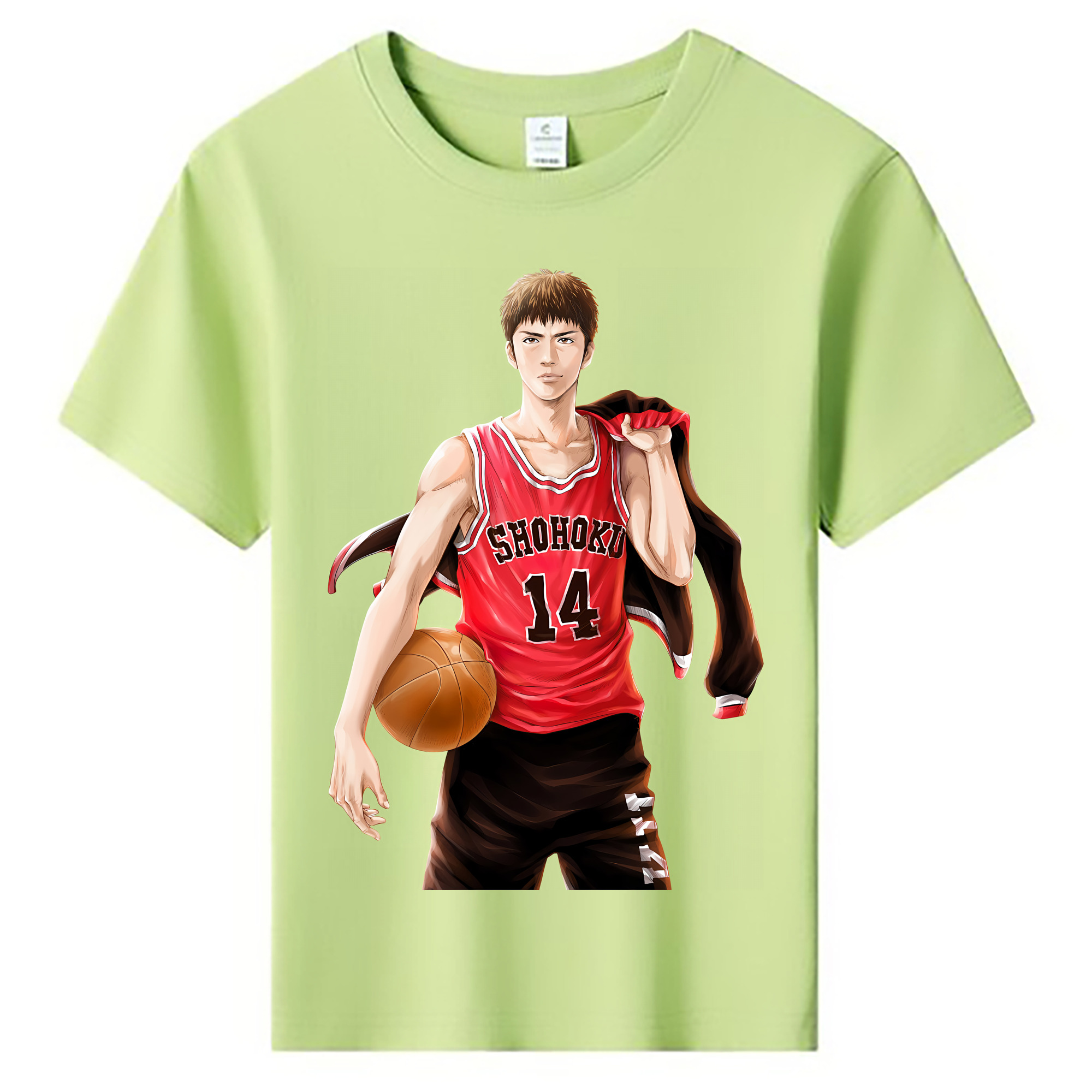 （画像用） SLAM DUNK／スラムダンク 綿100％キッズTシャツ（フロントプリント）